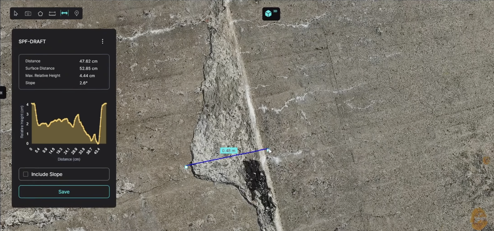 3D surface profiling tool