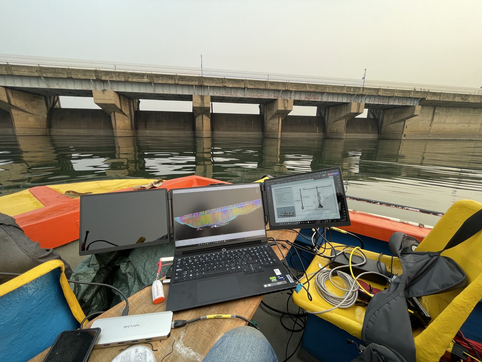 Underwater inspection field deployment
